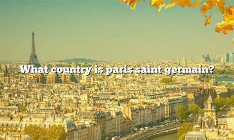 what country is paris sg